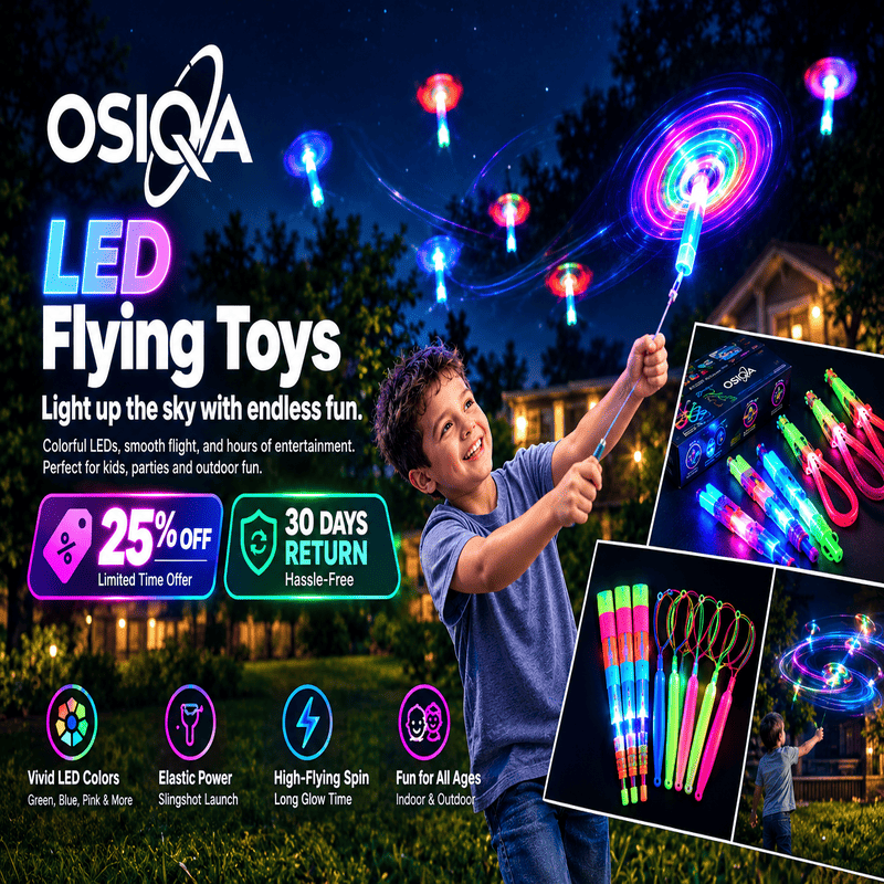 Illuminated Slingshot Flying Arrow