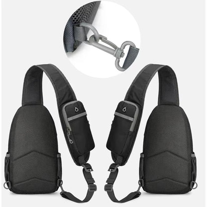 Anti-Theft Waterproof Shoulder Backpack Sling Chest Crossbody Bag Cover Pack Rucksack Bicycle Sport Carry on Weekender Bag